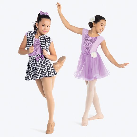Dance Costume Revolution Medium Child Lavender Ballet Sequin
